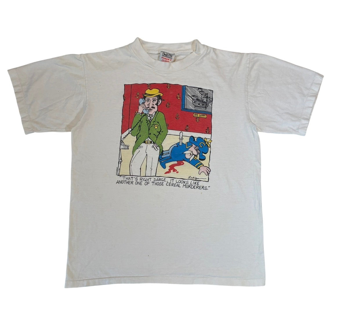 Serial killer Captain crunch parody size large