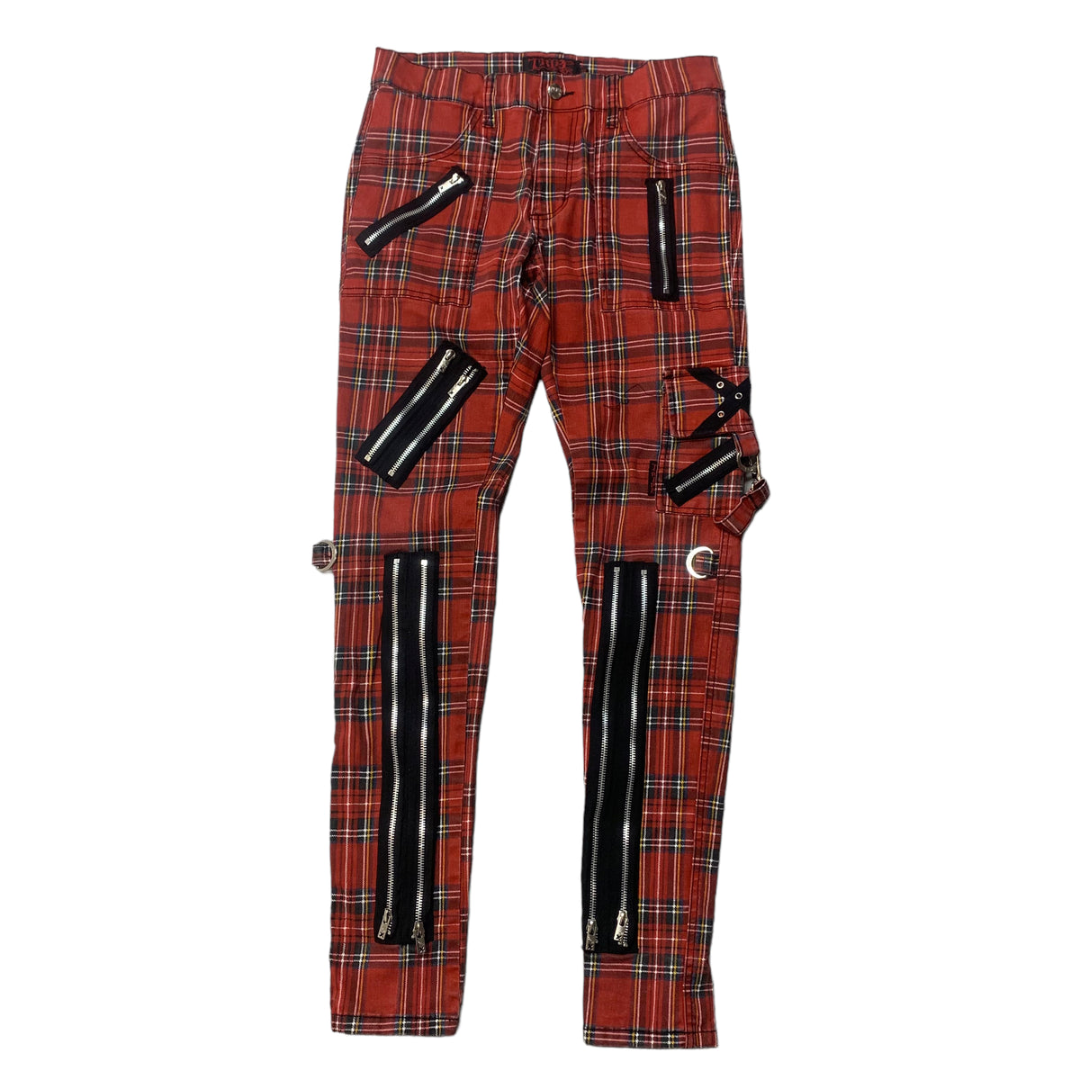 00’s Tripp Skinny Plaid Zipper Pants