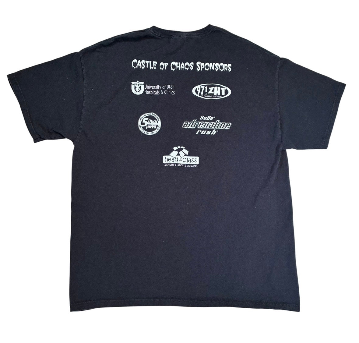 Castle of chaos haunted house T-shirt size xl