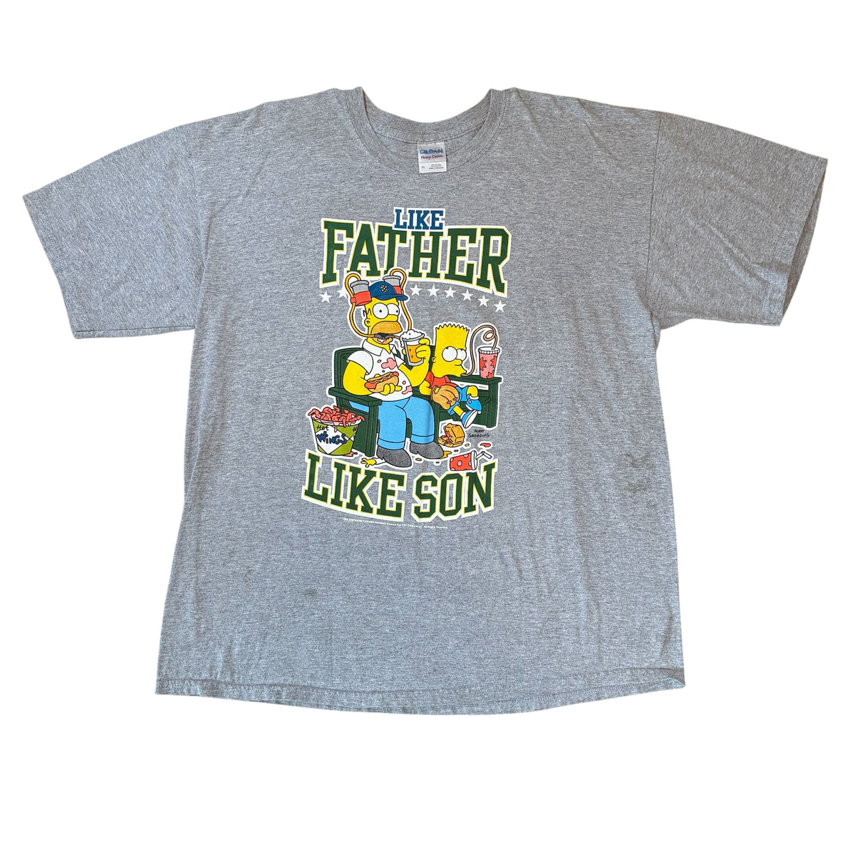 2000’s Simpsons ‘like father like son T-Shirt XL