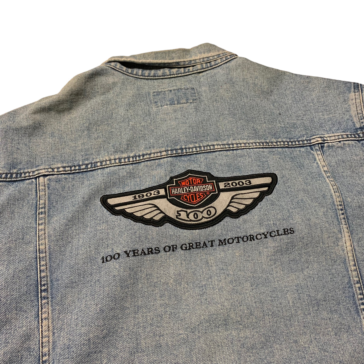 00’s Harley Davidson Denim Jacket