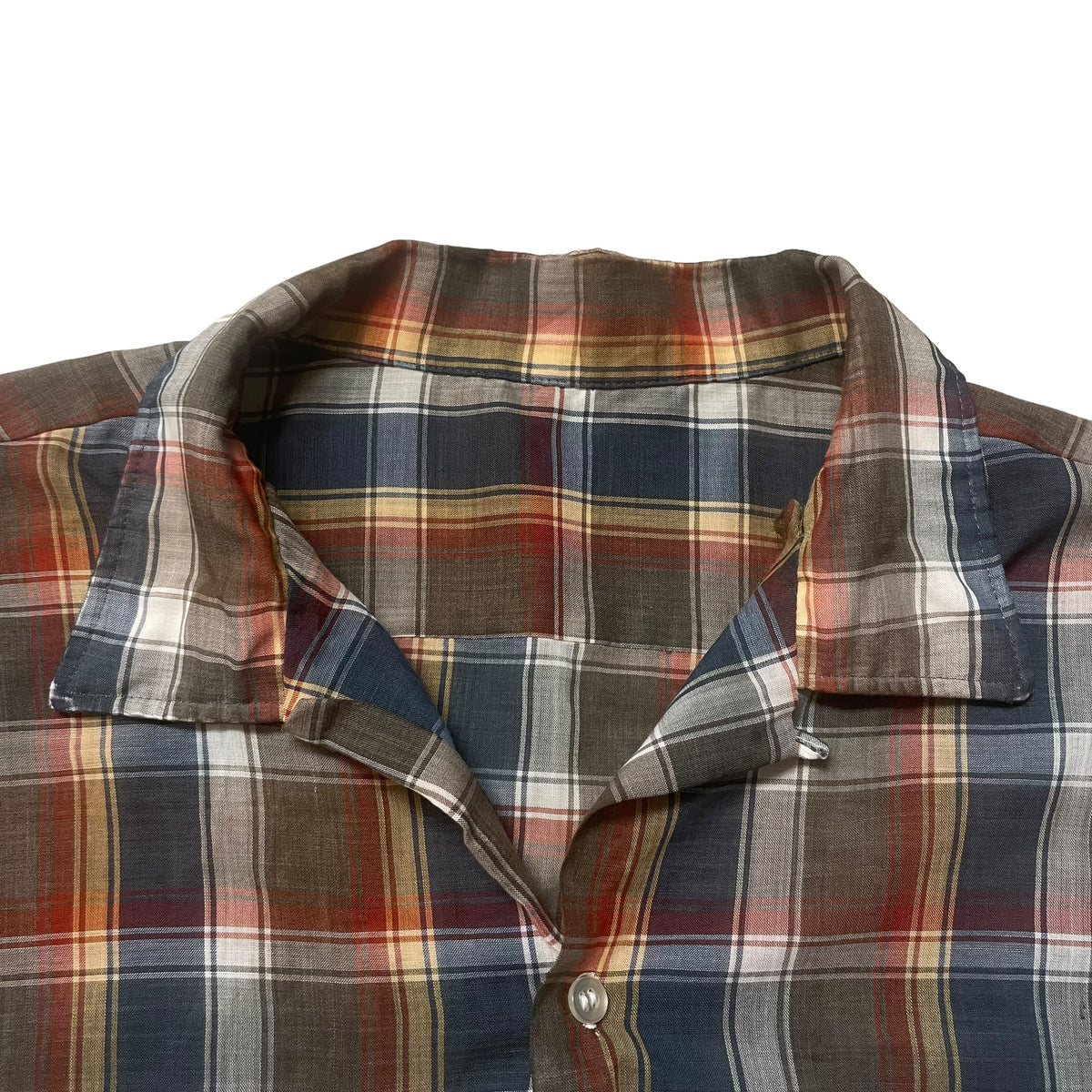 60’s Unbranded Loop Collar Shirt Short Sleeve (Big Size)