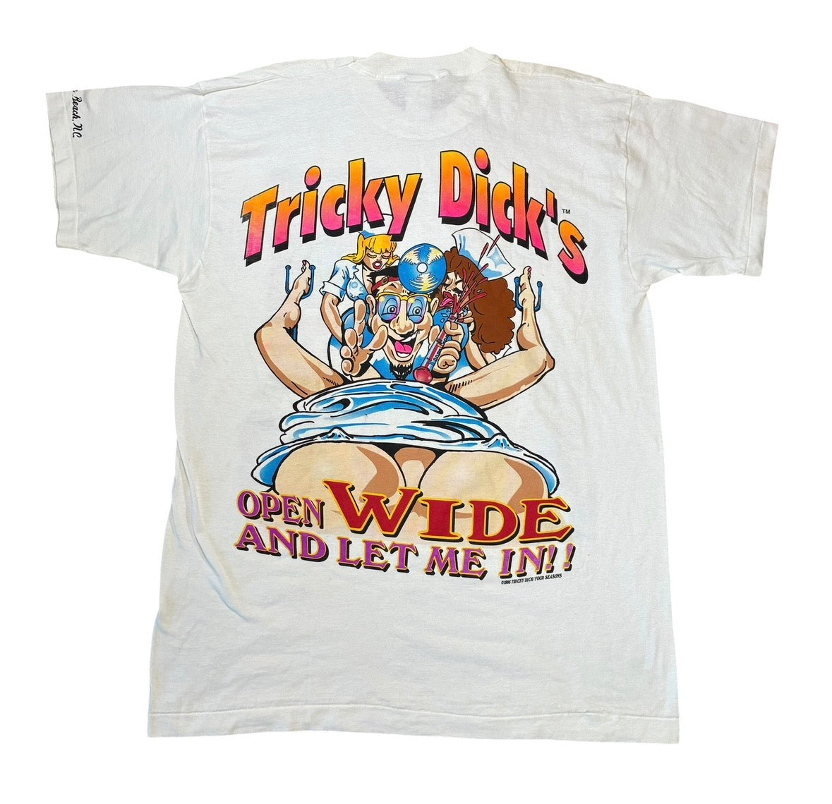Tricky dicks tee size xl