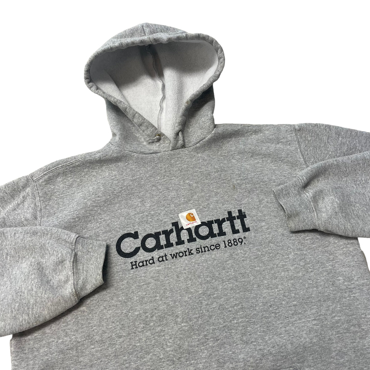 00’s Carhartt ‘Hard At Work’ Hooded Sweatshirt