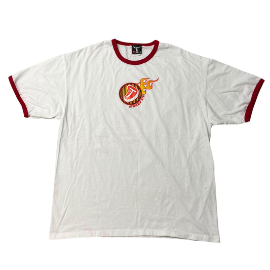 00’s Hanes Beefy-T ‘T-Bone Steak’ Puff Print T-Shirt