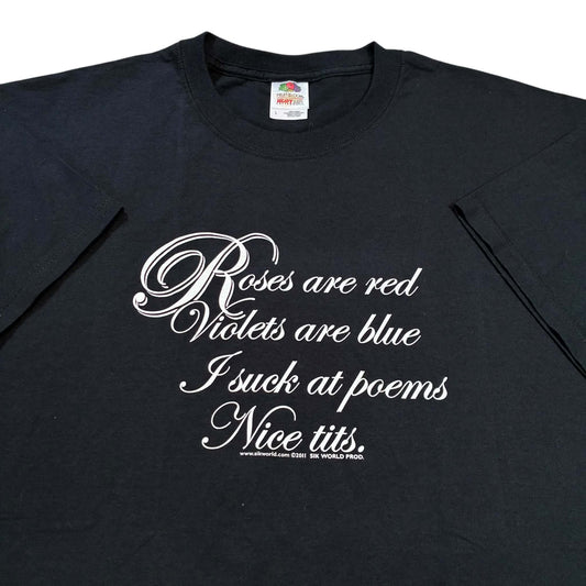 Poems Sik world tee size large