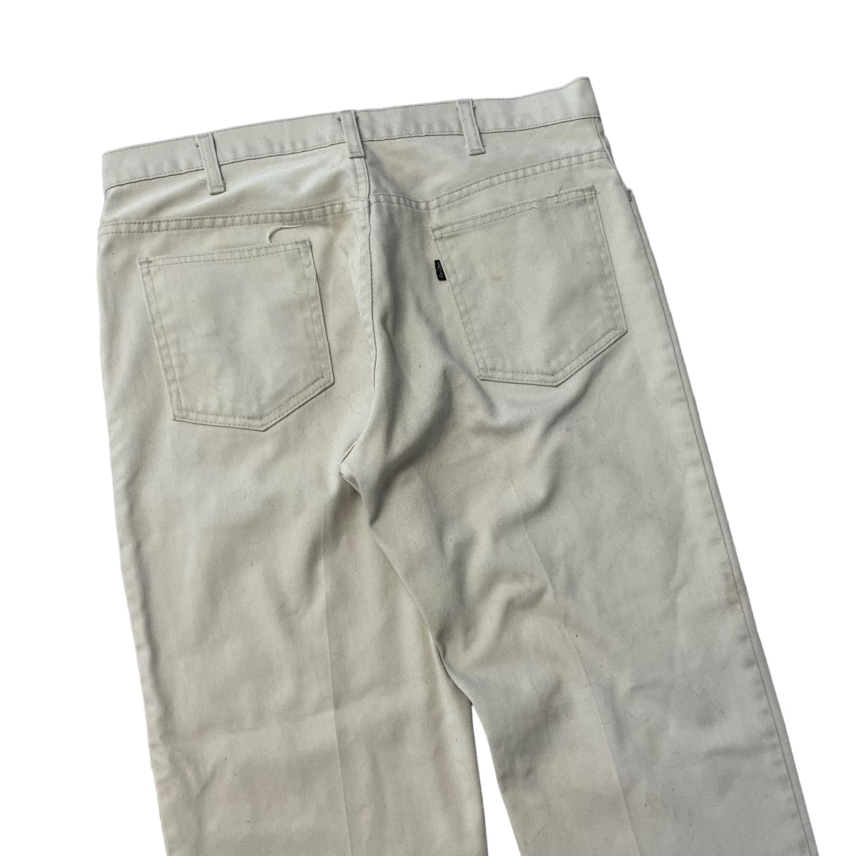 60’s Levi’s Big E Sta-Prest White Cotton Twill Pants
