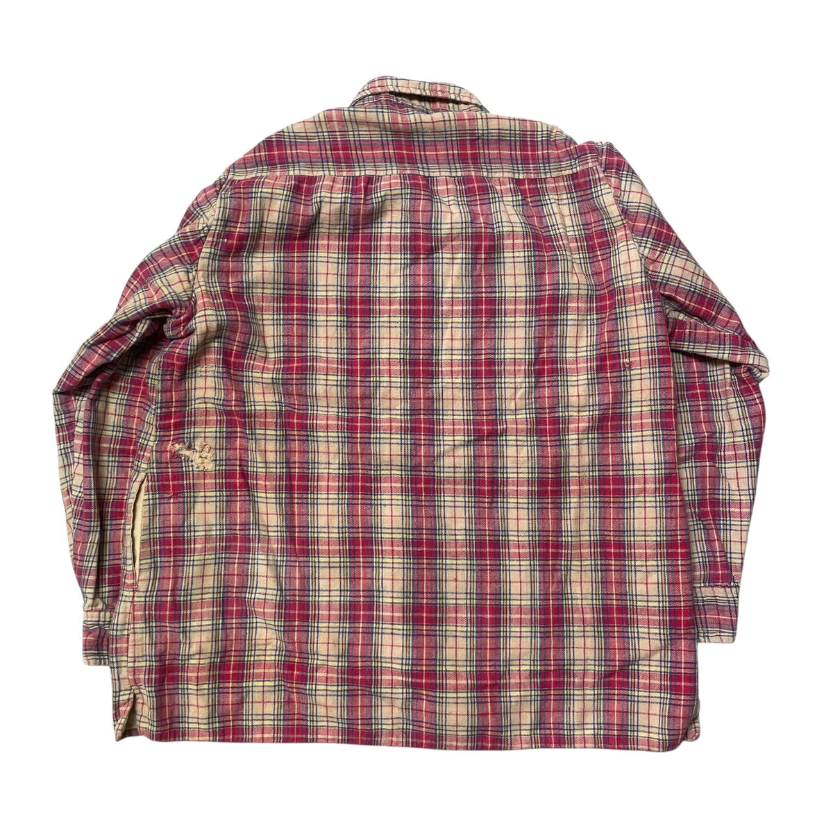 80’s Coming Attractions Cotton Lined Plaid Flannel Shirt