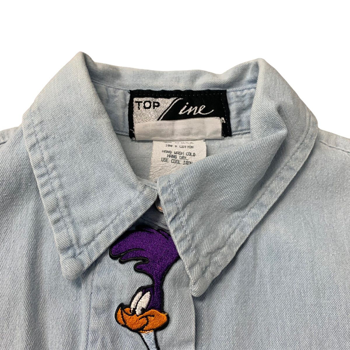 90’s Looney Tunes Sleeveless Buttoned Shirt