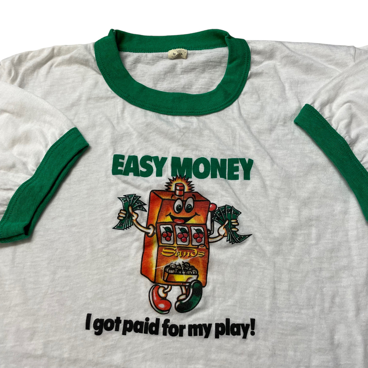 80’s Sands Las Vegas ‘Slot Machine’ Ringer T-Shirt