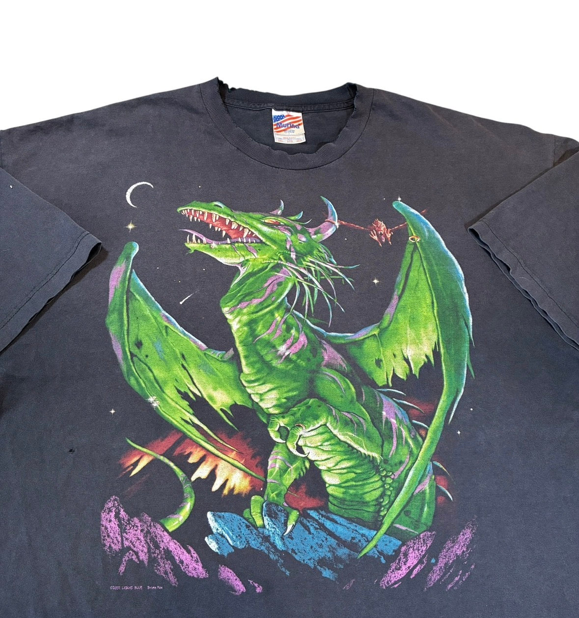 Drago liquid blue T-shirt size xxxl ￼