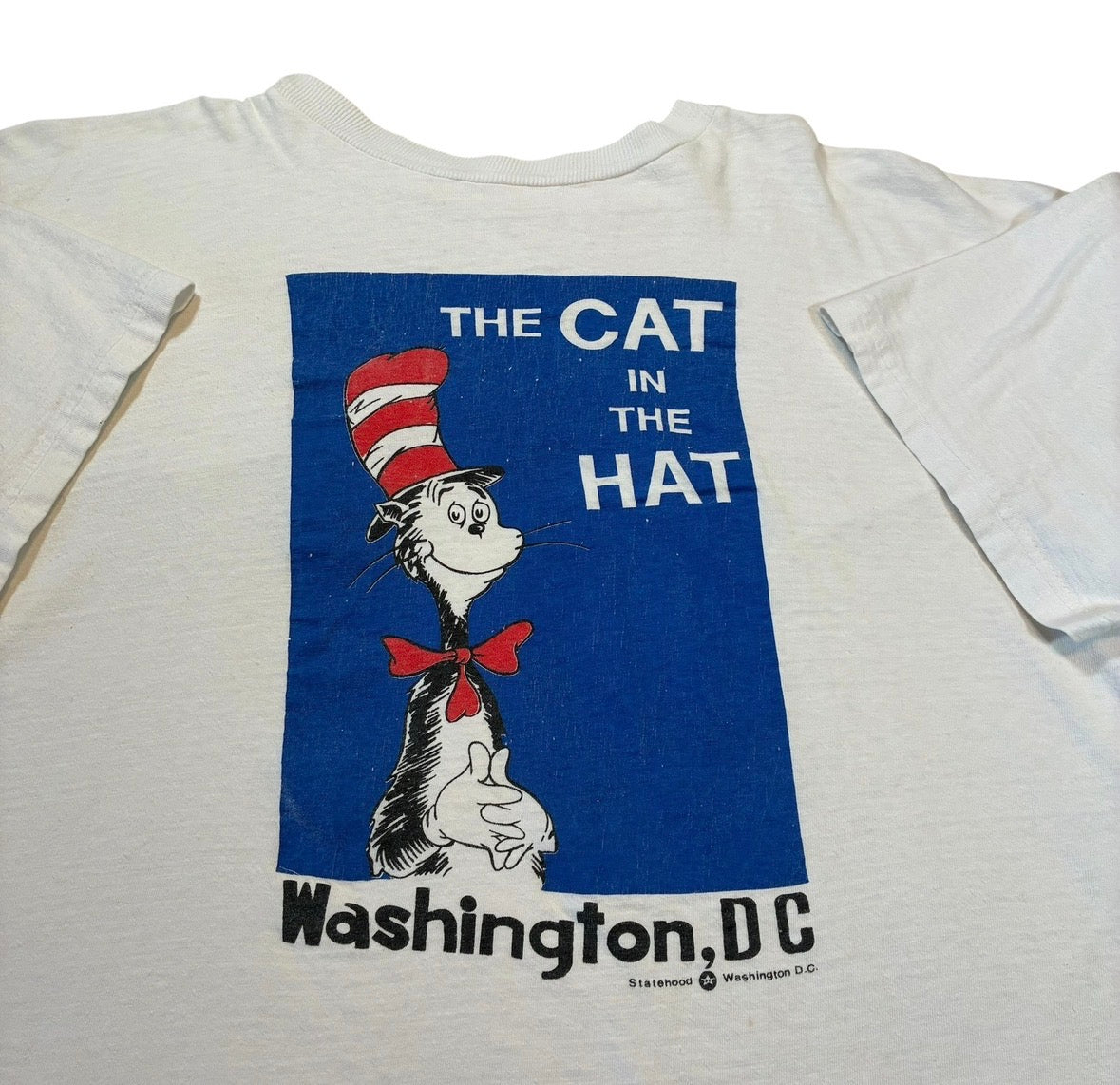 Cat and the hat t-shirt, size XL