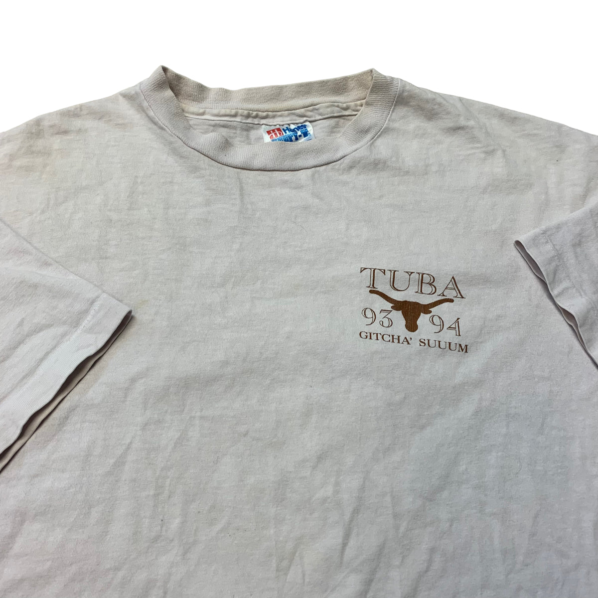 90’s Caveman Cooking Barney ‘TUBA’ T-Shirt
