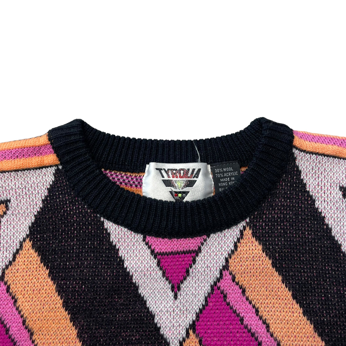 90’s Tyrolia by Head Patterned Knit Sweater