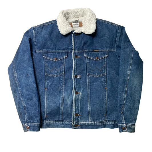 00’s Wrangler Sherpa Lined Denim Jacket