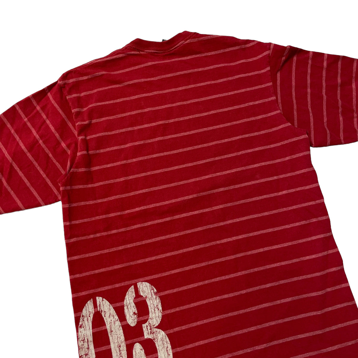 00’s No Boundaries ‘White Tiger Trading Co.’ Striped T-Shirt