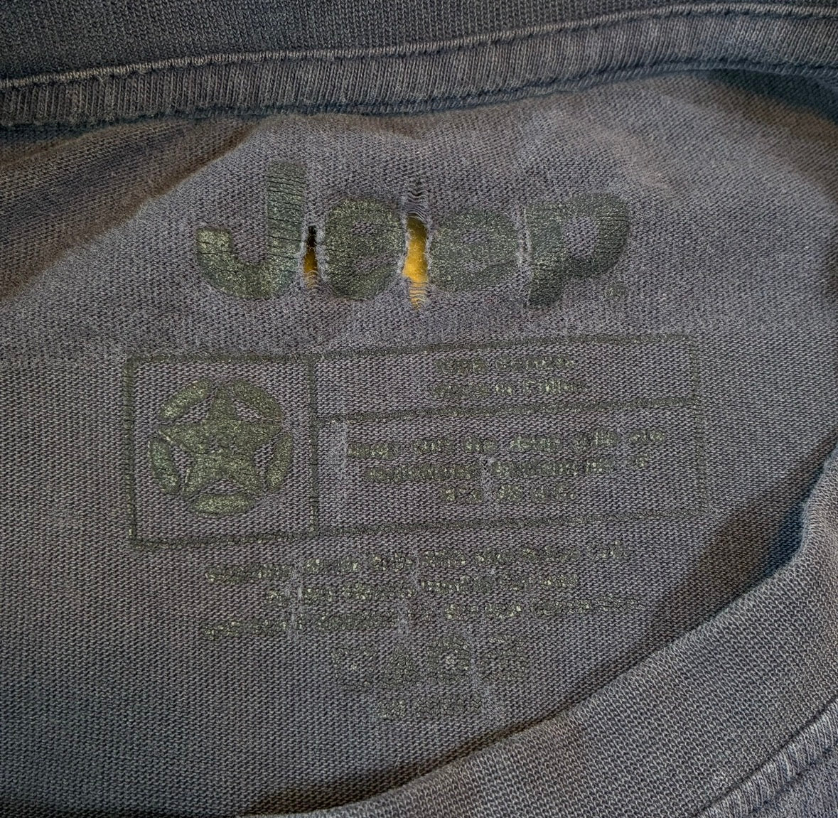 Jeep t-shirt size xl