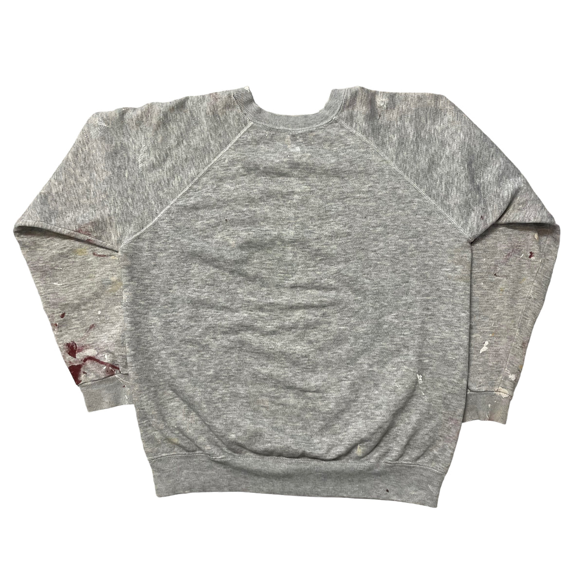 70’s/80’s Paint Splattered Grey Sweatshirt