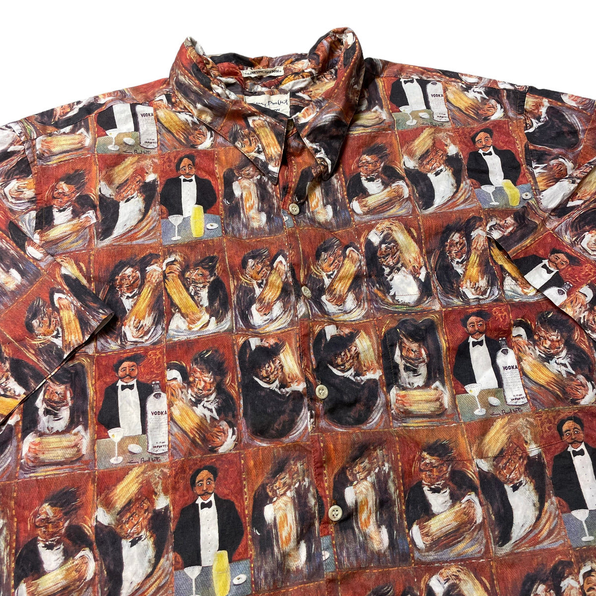 80’s ‘Making of the Perfect Martini’ Guy Buffet for Reyn Spooner Shirt