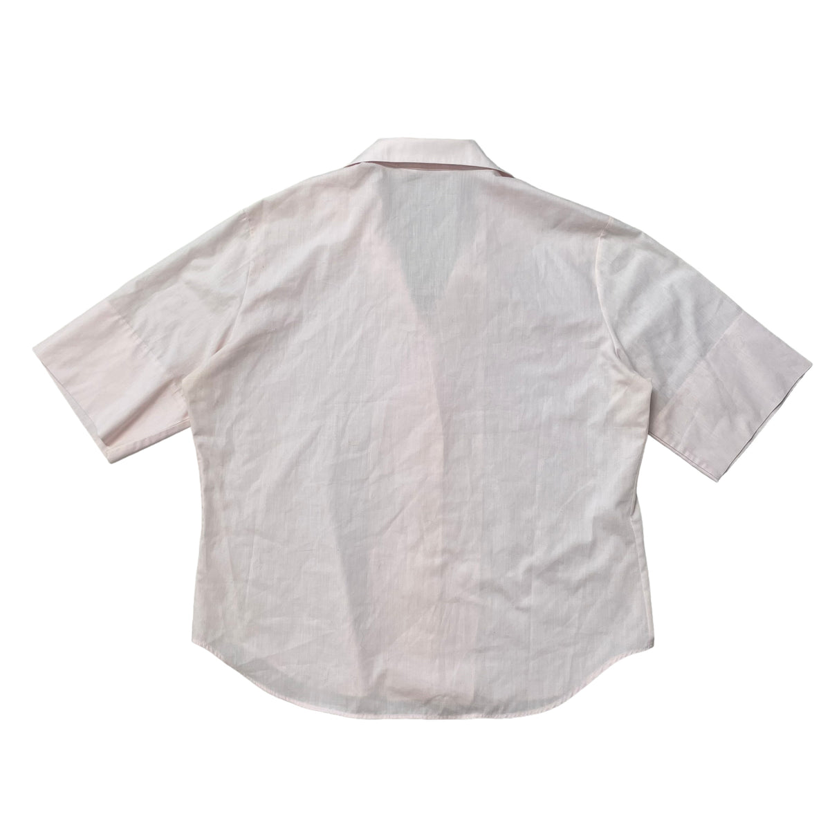 60’s Lady Van Heusen Vanopress Loop Collar Short Sleeve Shirt