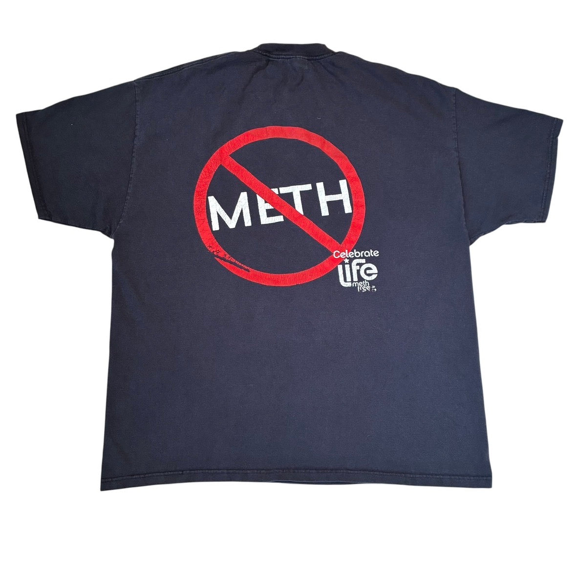 Anti meth Tshirt size xxl