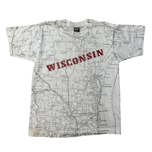 80’s Wisconsin Map T-Shirt