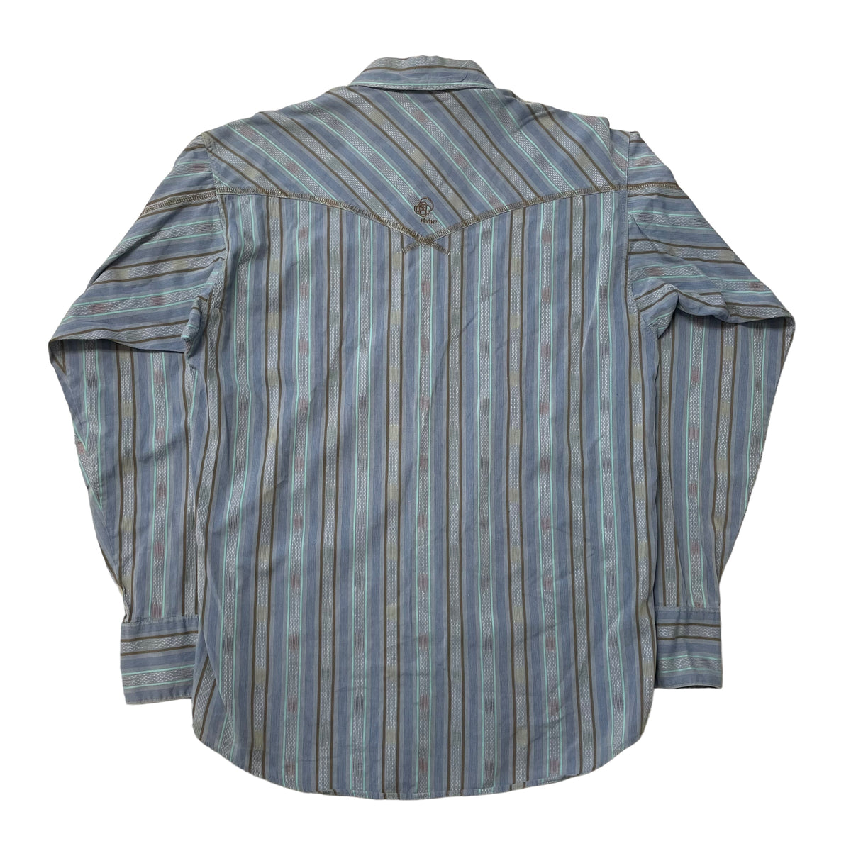 00’s Patagonia Rhythm Stripe Pattern Pearl Snap Shirt