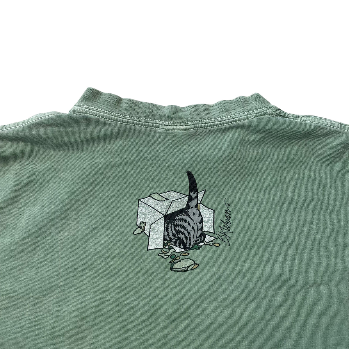 00’s Crazy Shirt ‘Chow Fun’ Ti Leaf Dyed T-Shirt