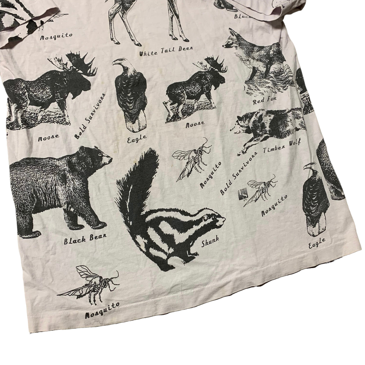 90’s Animal All Over Print T-Shirt
