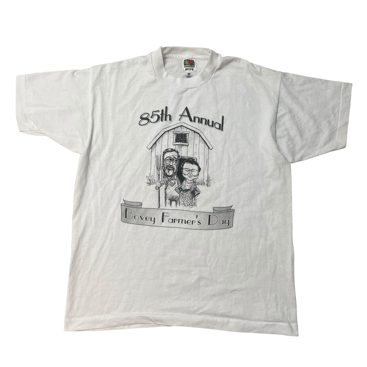 90’s ‘Bovey Farmer’s Day’ American Gothic Parody T-Shirt