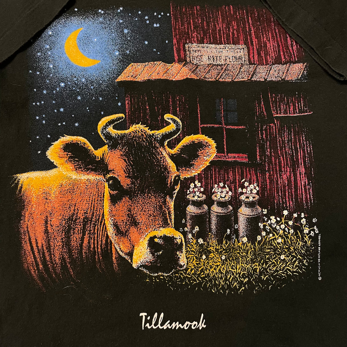 90’s Tillamook Cow Nature Art T-Shirt