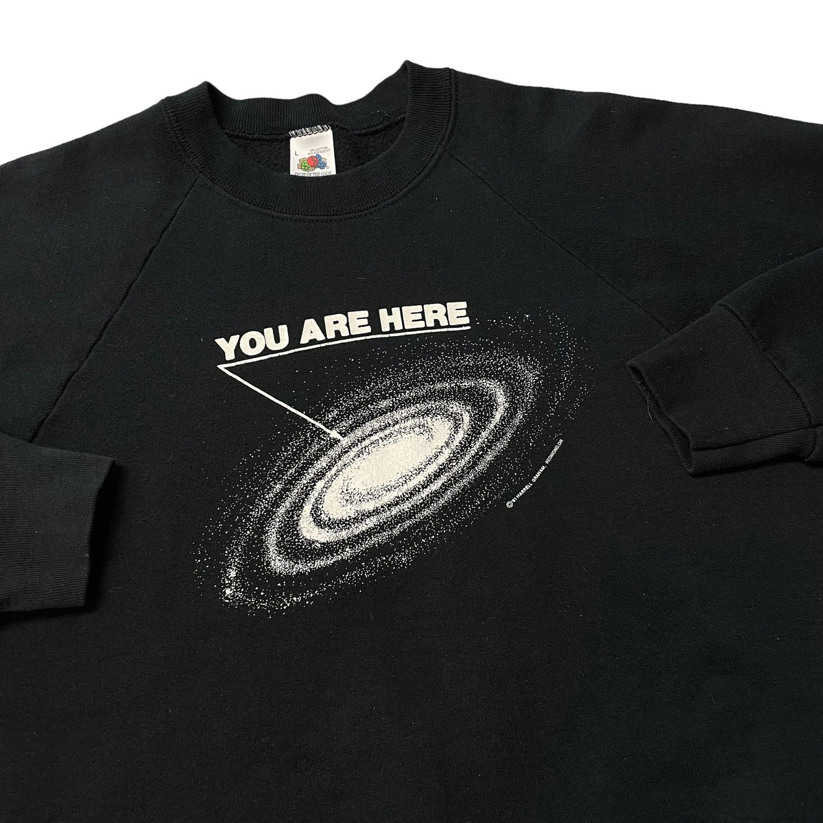 80’s ‘You Are Here’ Milky Way Galaxy Sweatshirt