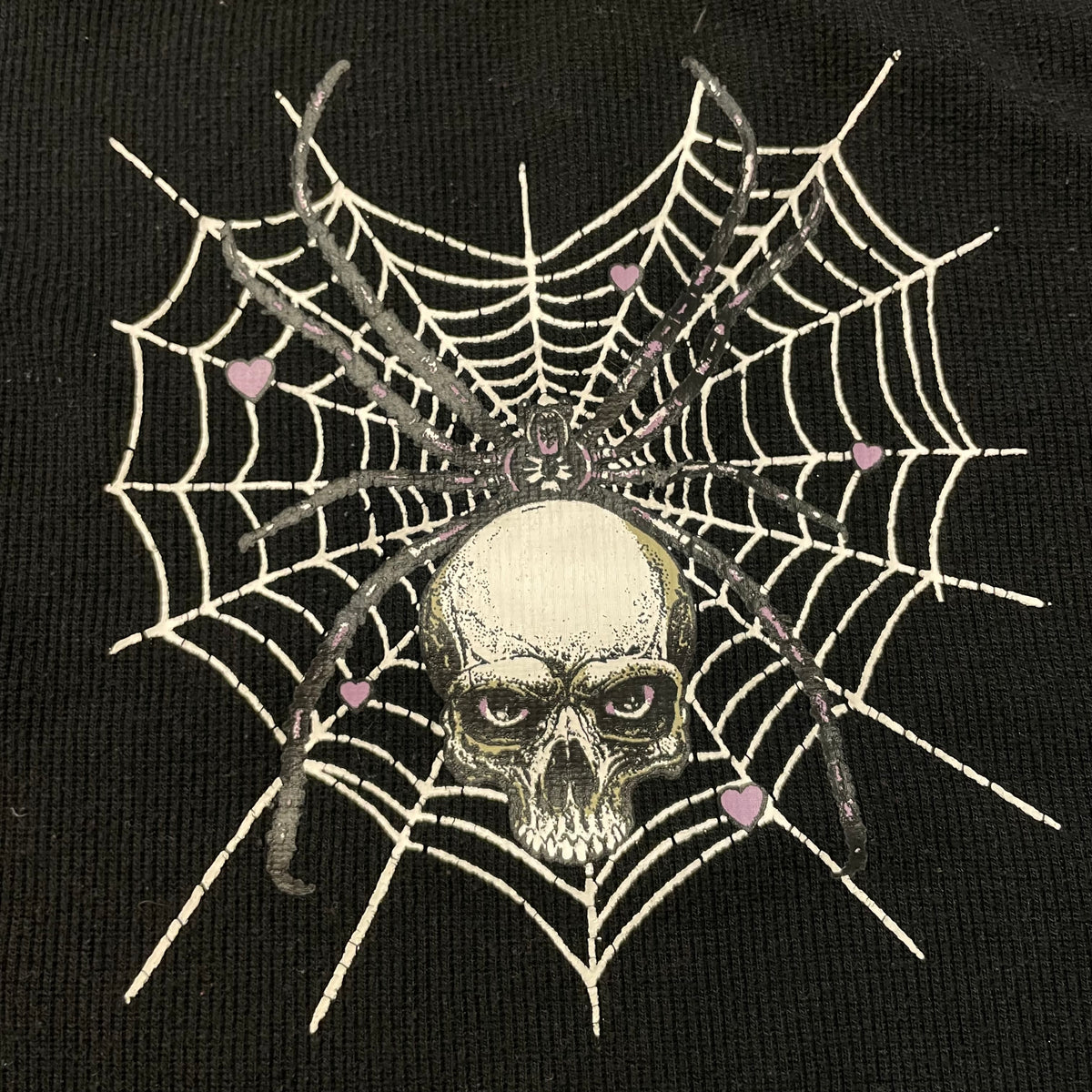 00’s ‘Skull & Spider Web Lace Tank Top