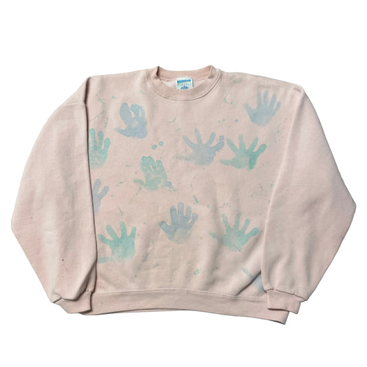 90’s Hand Print Cheetah Sweatshirt