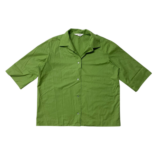 60’s ‘Lady Manhattan’ Women’s Loop Collar Shirt Green