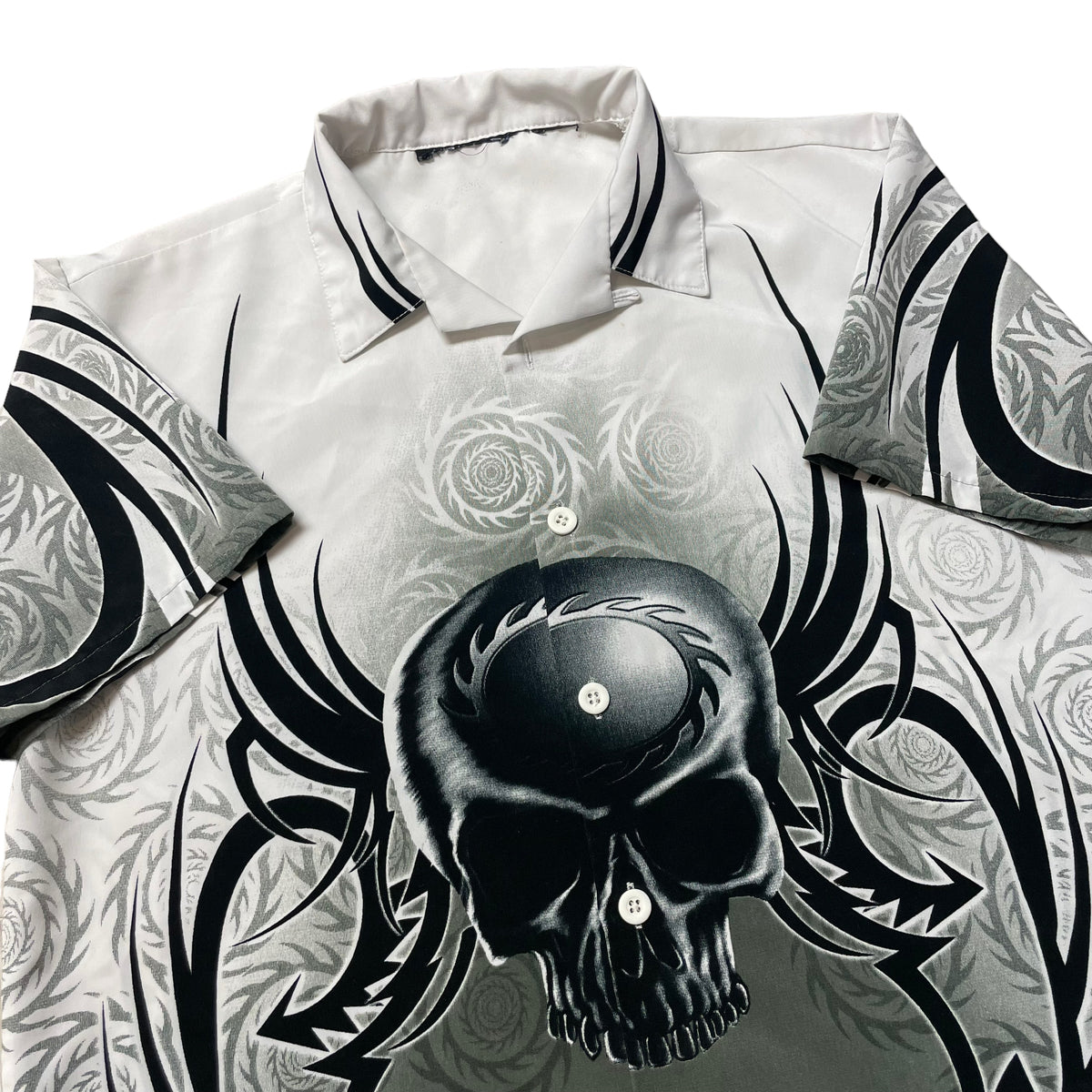 00’s Silver Point Skull Shirt