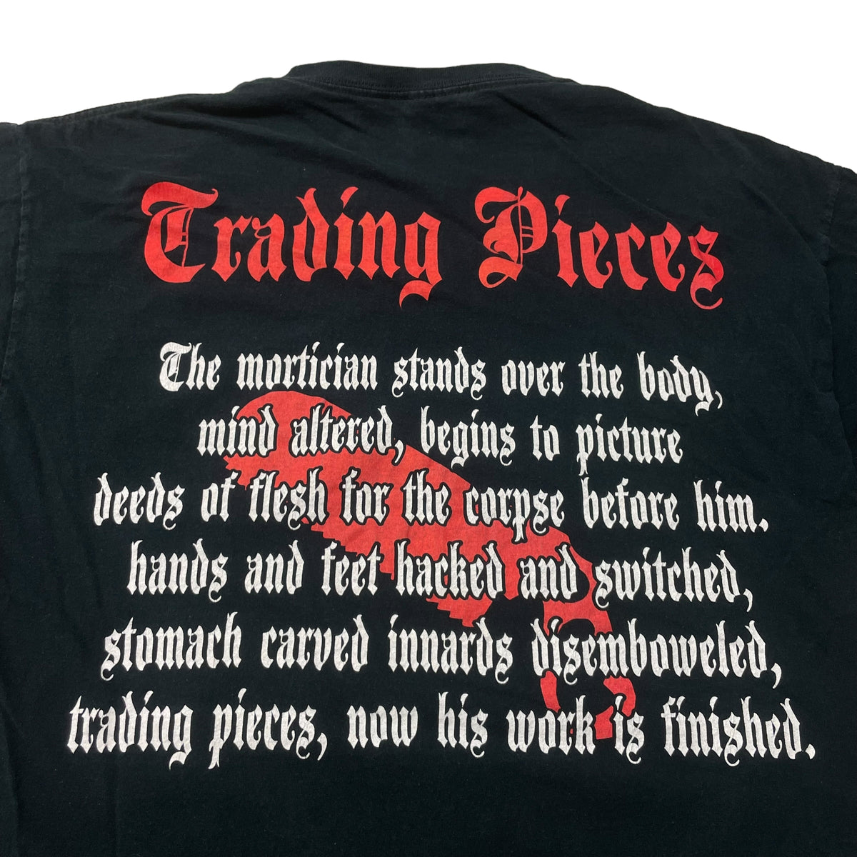 00’s Deeds of Flesh ‘Trading Pieces’ Death Metal Band T-Shirt