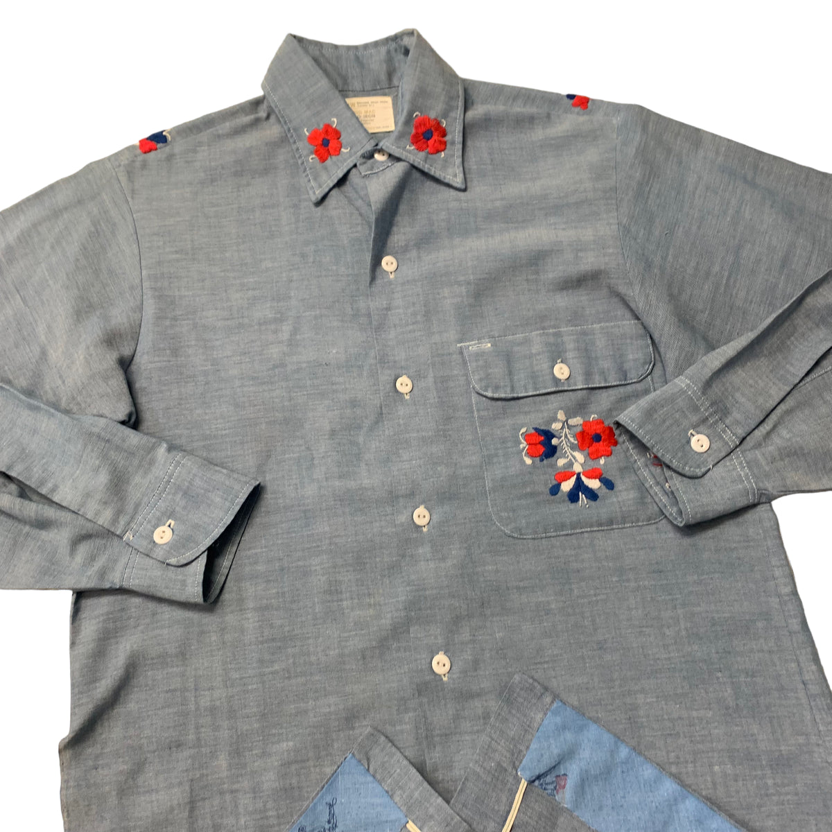 70’s Big Mac Custom Embroidered Selvedge Shirt