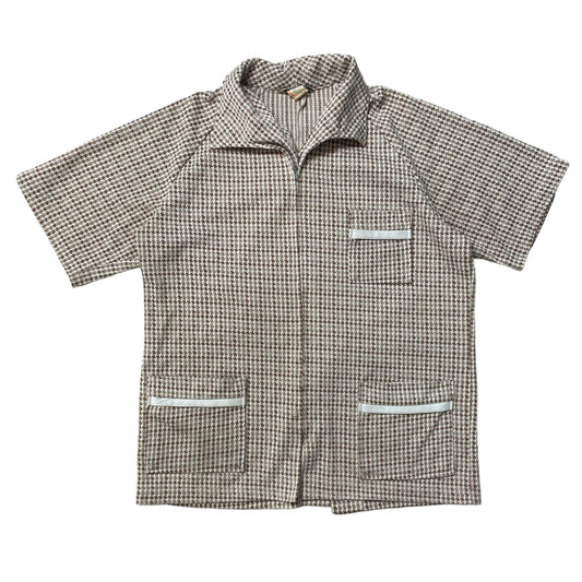 70’s Mr. Barco Jacquard Zip Up Shirt