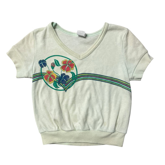 70’s Kids Floral Pattern Top