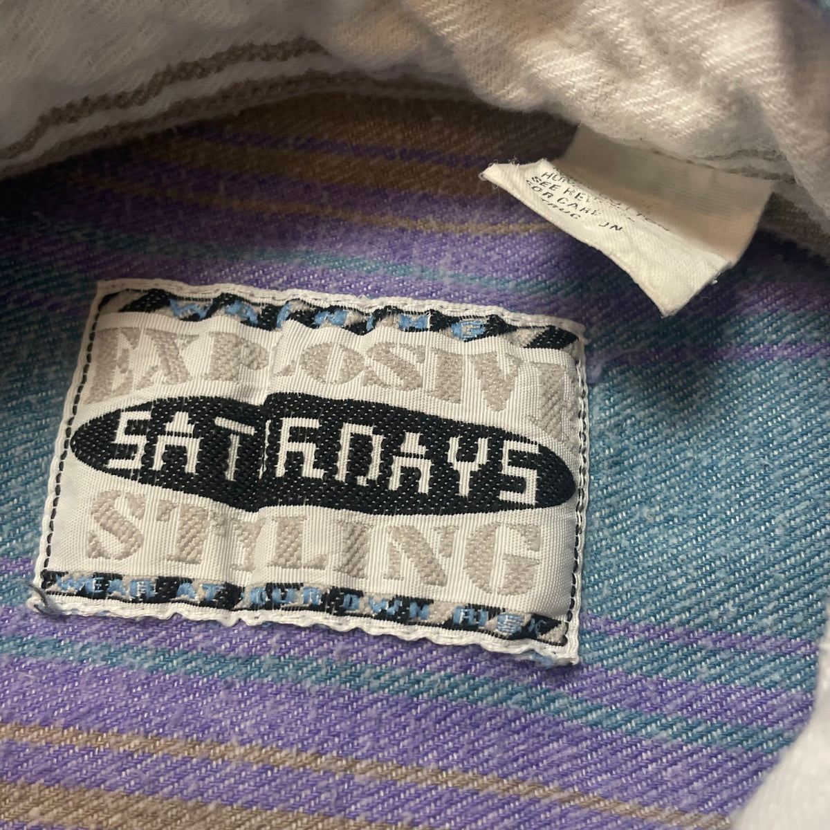 90’s Saturdays Striped Shirt