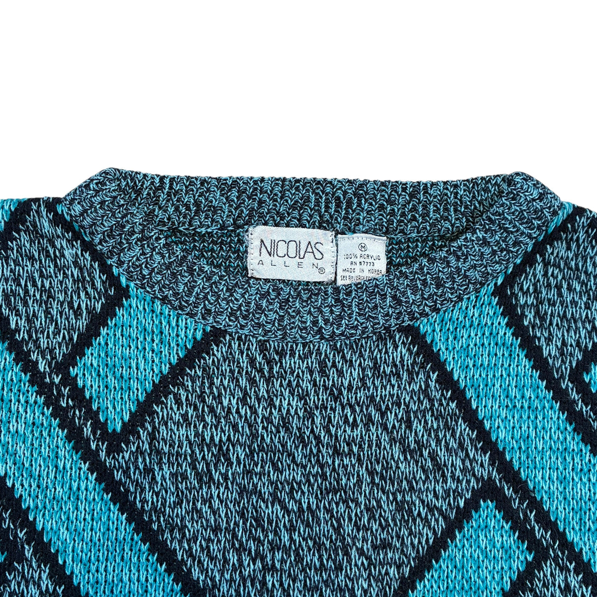 Patterned Knit sweater large