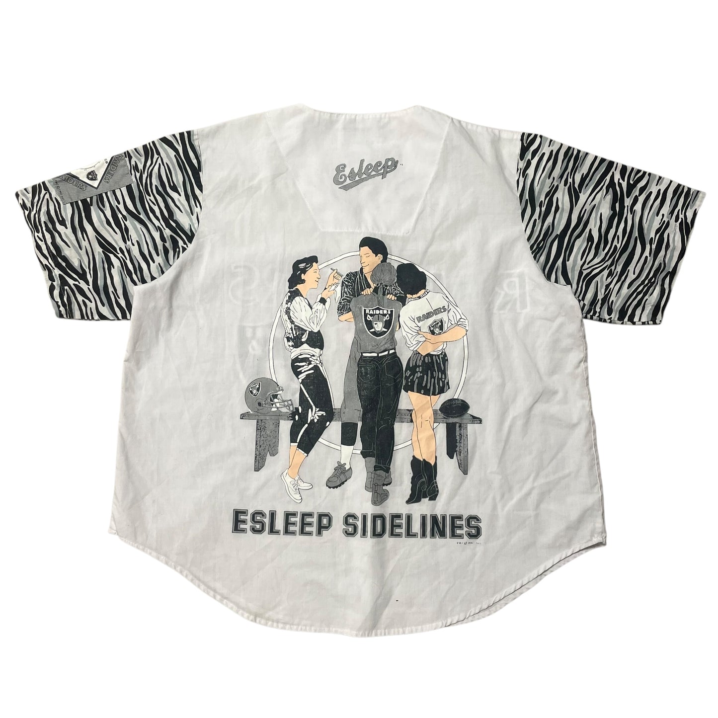 90’s NFL Raiders Esleep Jersey Top