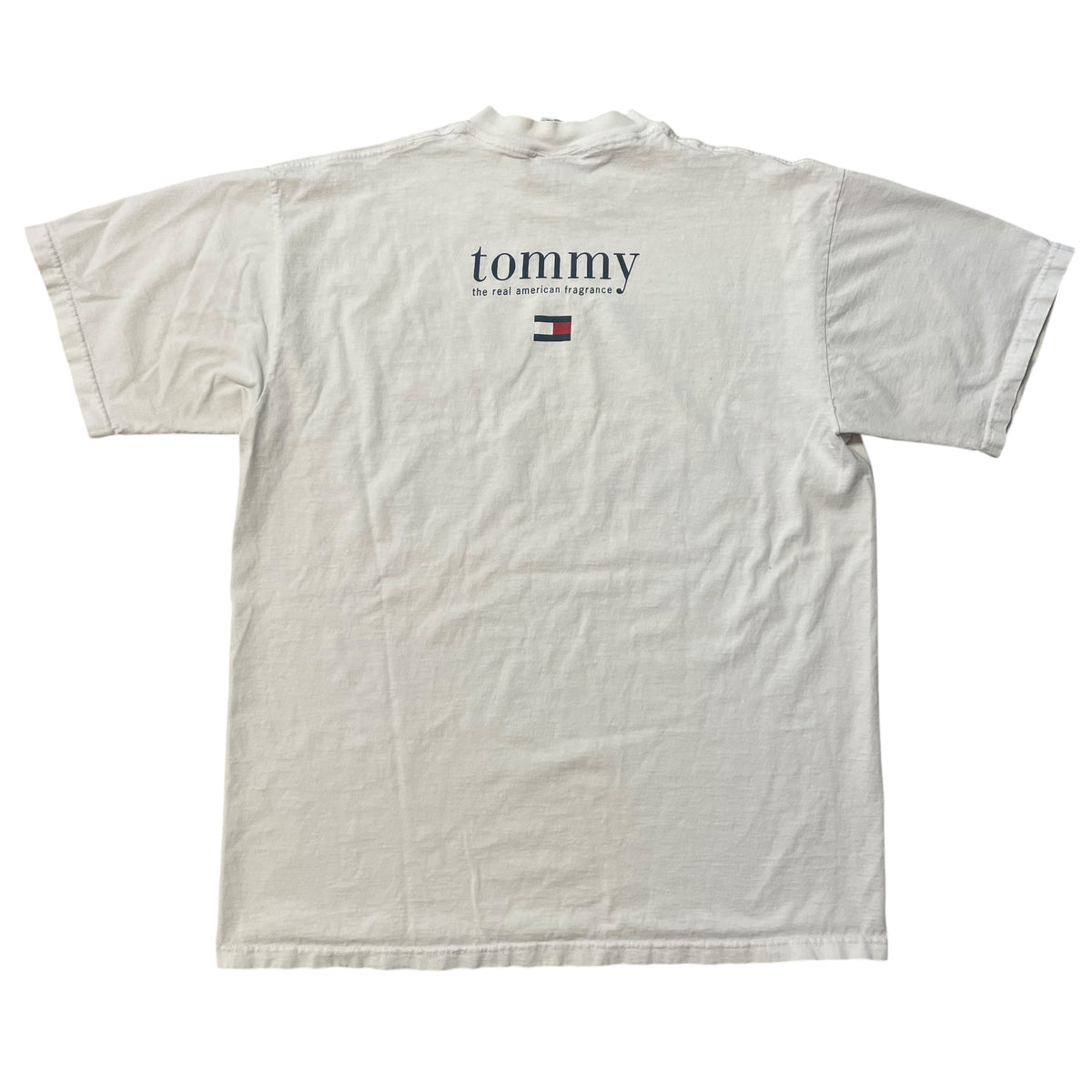 90’s Tommy Hilfiger Big Flag Logo T-Shirt White