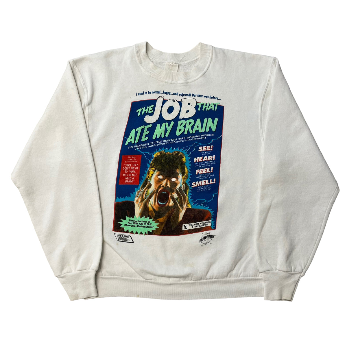 90’s ‘The Job That Ate My Brain’ Sweatshirt