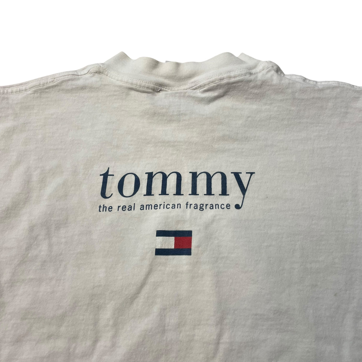 90’s Tommy Hilfiger Big Flag Logo T-Shirt White