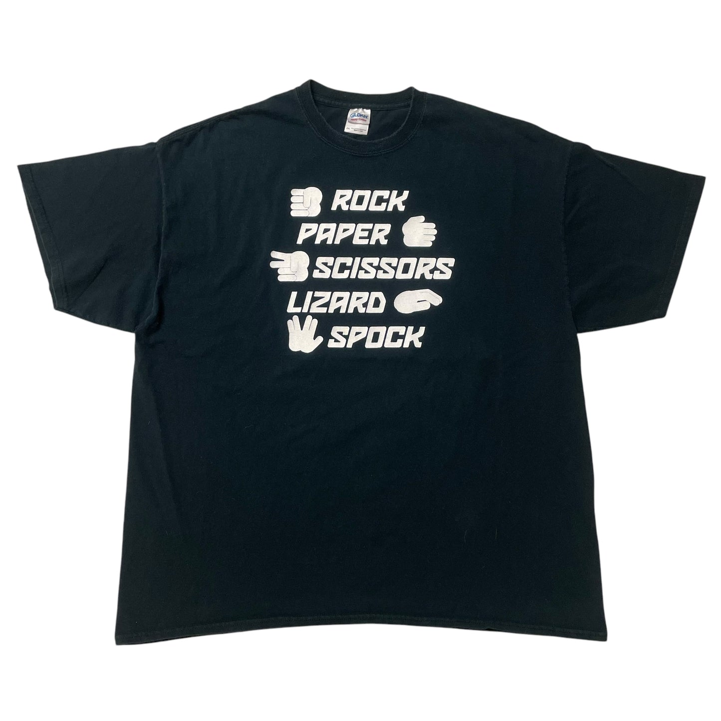 00’s ‘Rock Paper Scissors Lizard Spock’ T-Shirt