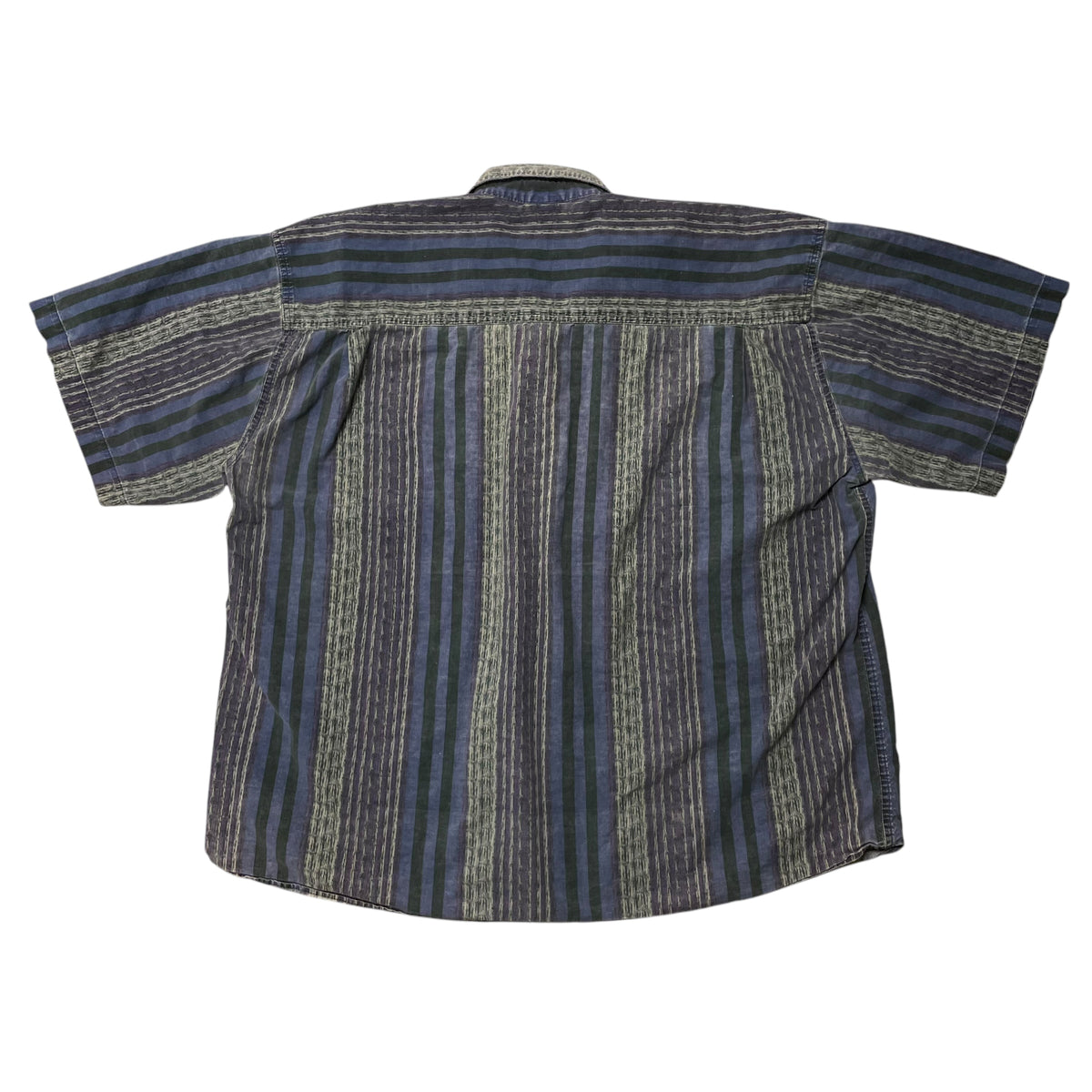 90’s Todays News Striped Shirt