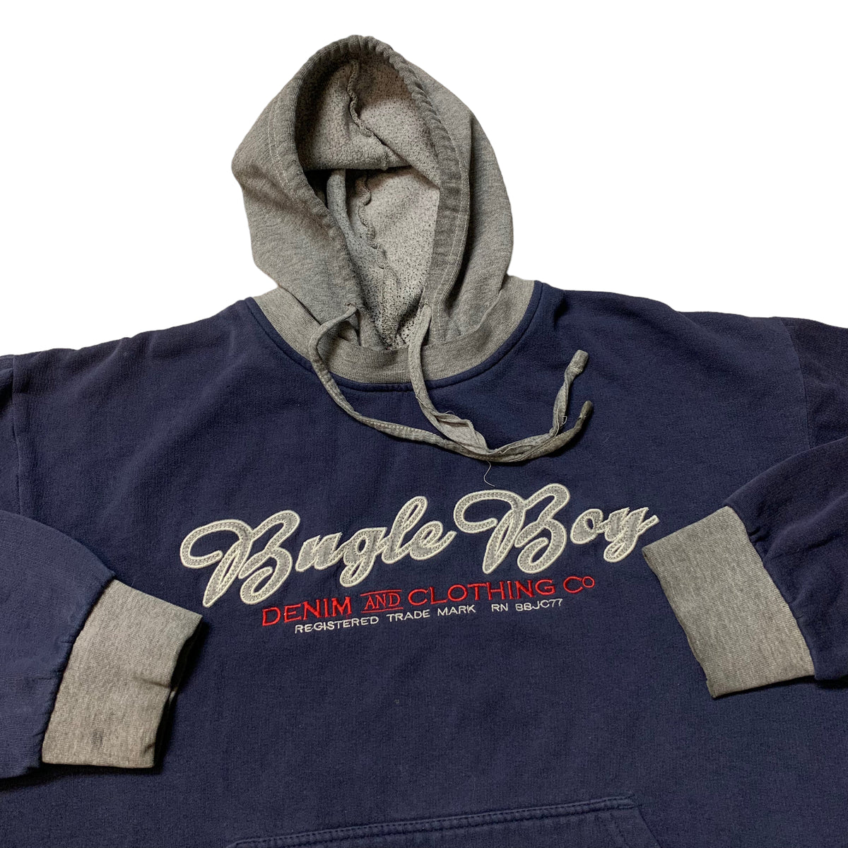 00’s Two Tone Bugle Boy Hooded Sweatshirt