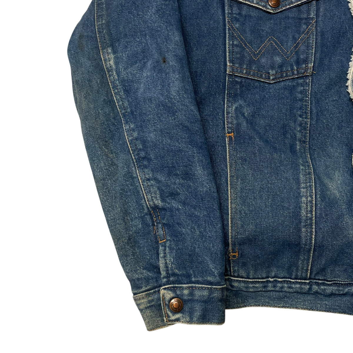 00’s Wrangler Sherpa Lined Denim Jacket